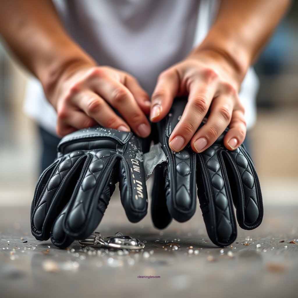 Step-by-Step Cleaning Process - how to clean lacrosse gloves