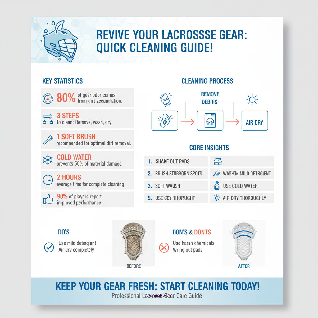 how to clean lacrosse pads - Data Infographic and Statistics