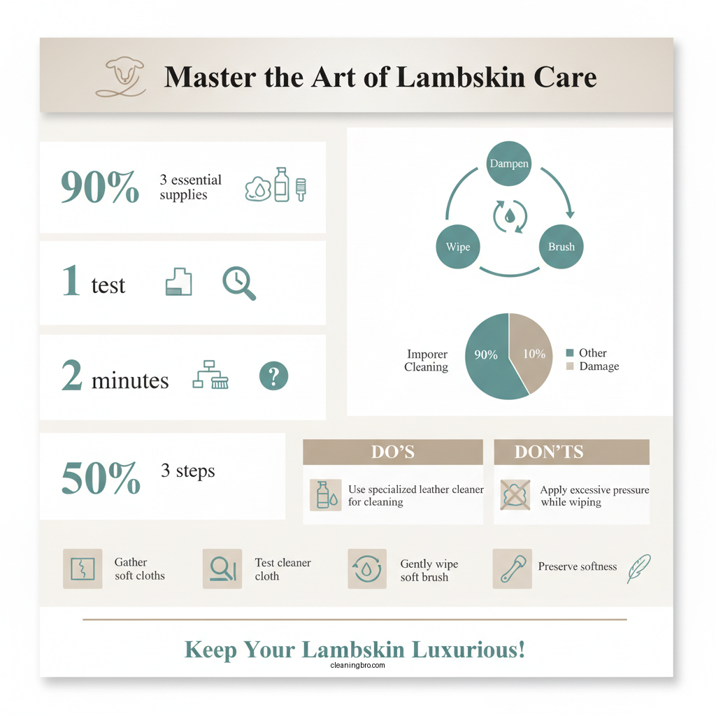 how to clean lambskin leather - Data Infographic and Statistics