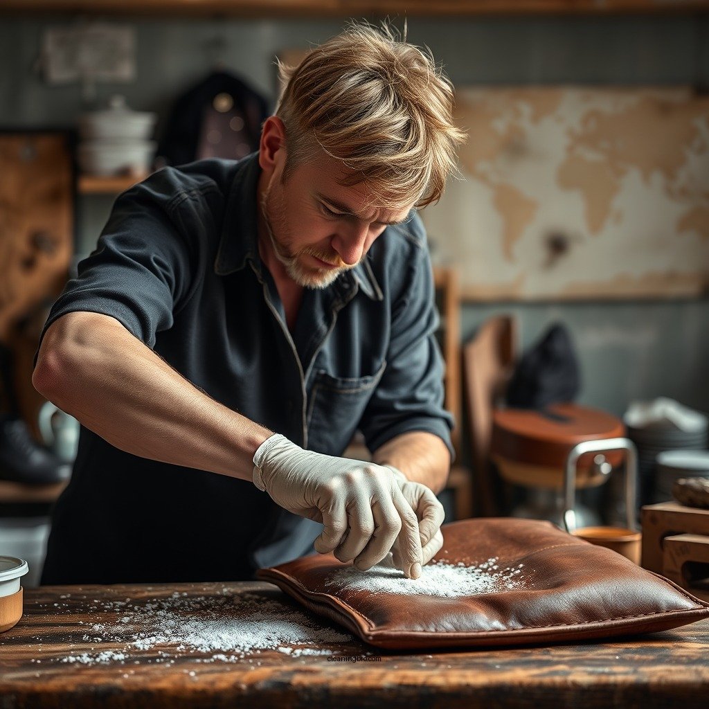 Preparing for Cleaning - how to clean lambskin leather