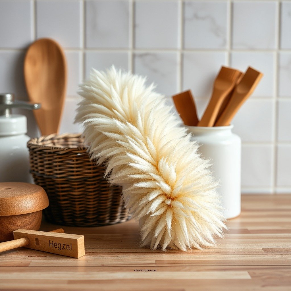 Essential Cleaning Supplies - how to clean lambswool duster