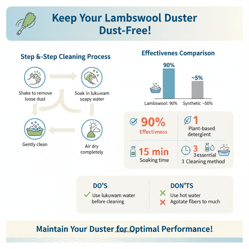 how to clean lambswool duster - Data Infographic and Statistics