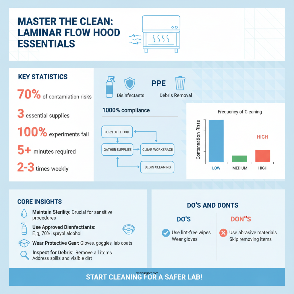 how to clean laminar flow hood - Data Infographic and Statistics