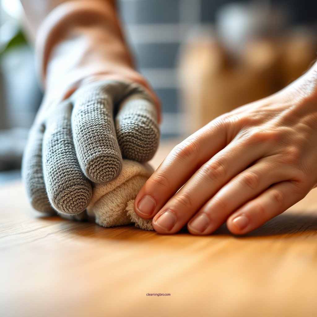 The Correct Cleaning Technique - how to clean laminate cupboards without streaking