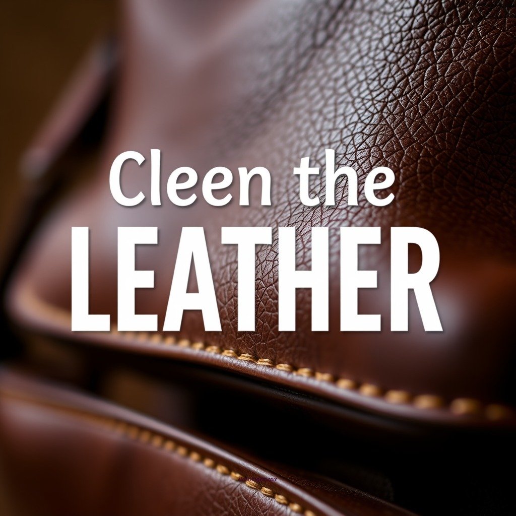 Clean the Leather - how to clean leather backpack