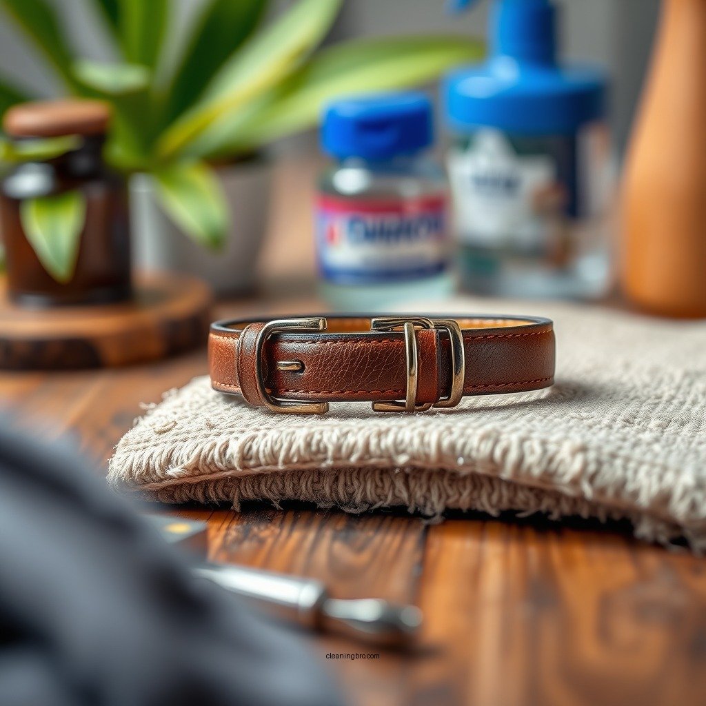 Essential Cleaning Supplies - how to clean leather bracelet