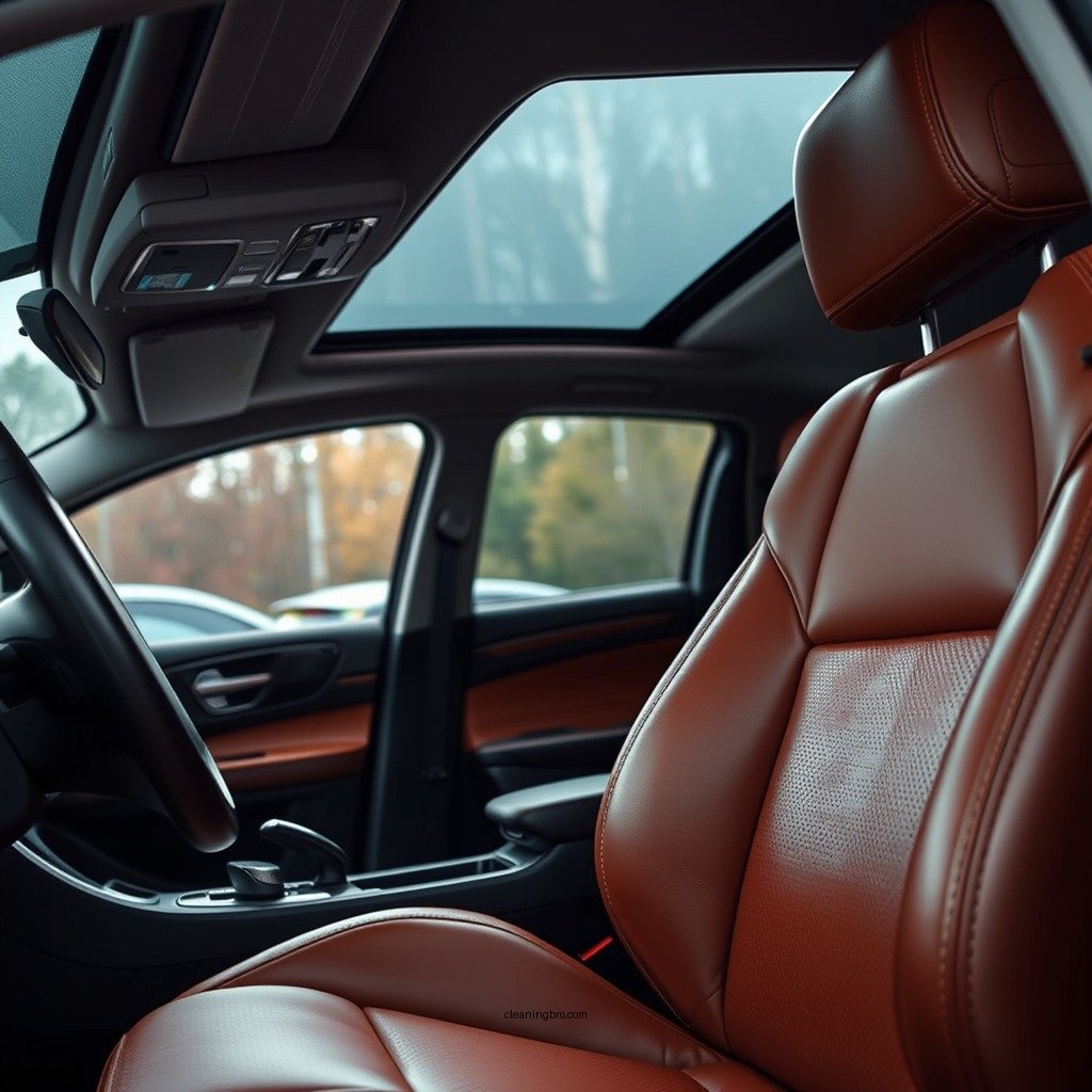 Assess the Damage - how to clean leather car seats with holes