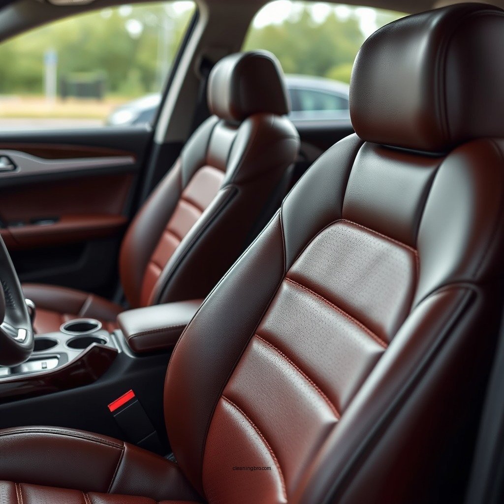 Cleaning the Leather Seats - how to clean leather car seats with holes