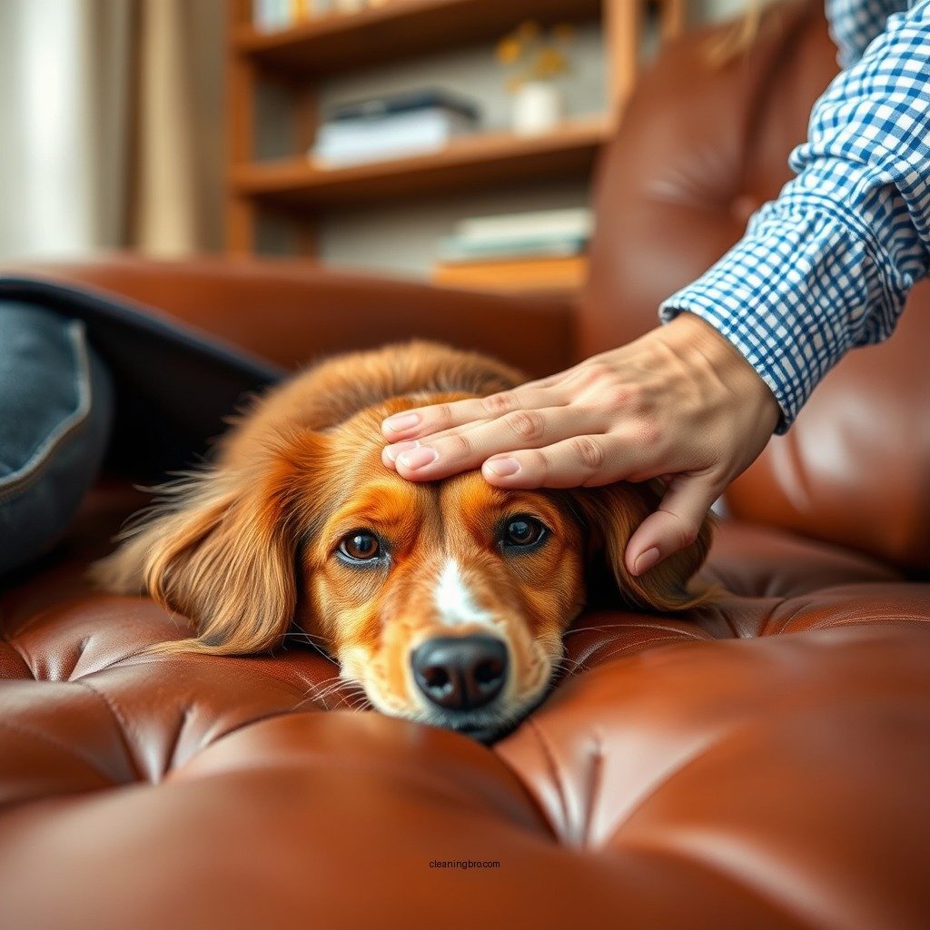 Step-by-Step Cleaning Process - how to clean leather couch dog pee