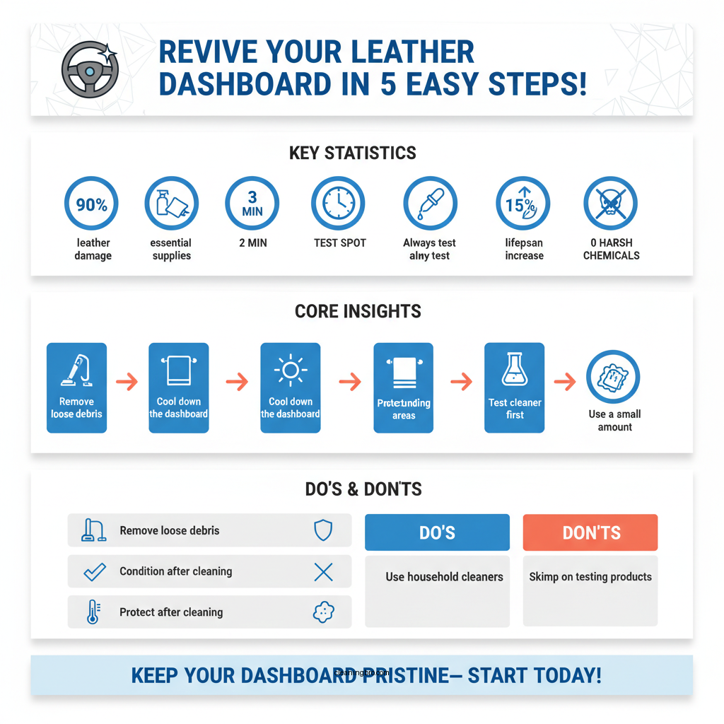 how to clean leather dashboard - Data Infographic and Statistics