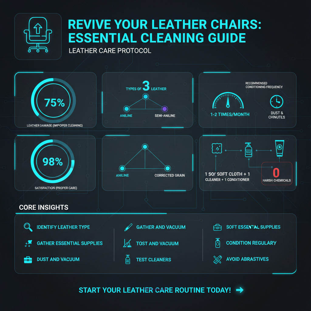 how to clean leather dining chairs - Data Infographic and Statistics
