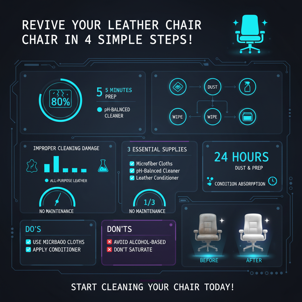 how to clean leather office chair - Data Infographic and Statistics