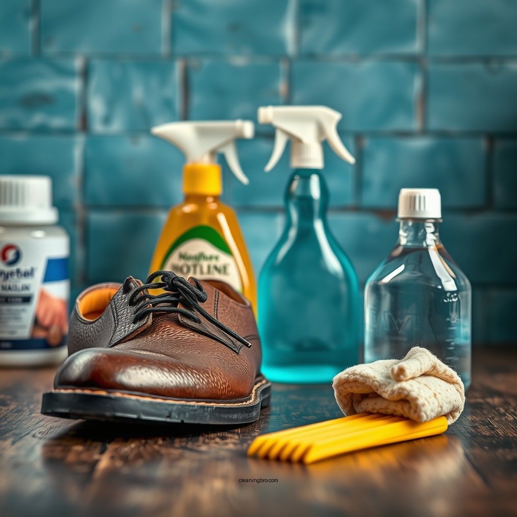 Essential Cleaning Supplies - how to clean leather sole shoes