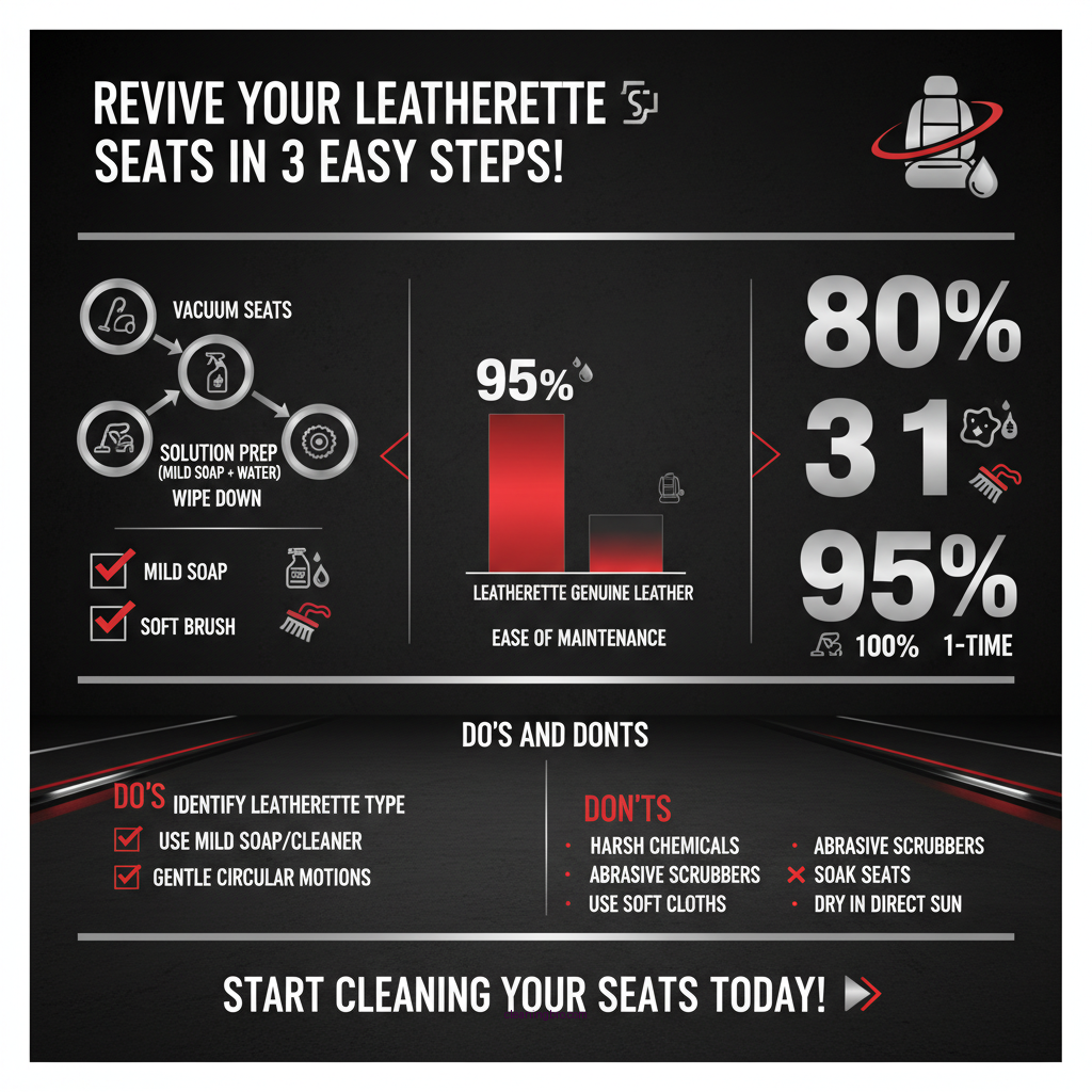 how to clean leatherette car seats - Data Infographic and Statistics