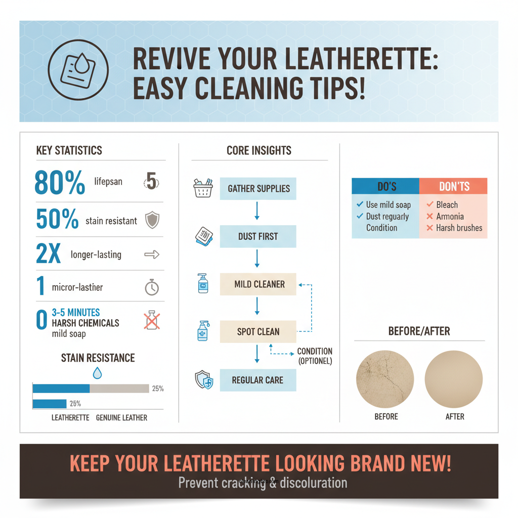 how to clean leatherette - Data Infographic and Statistics