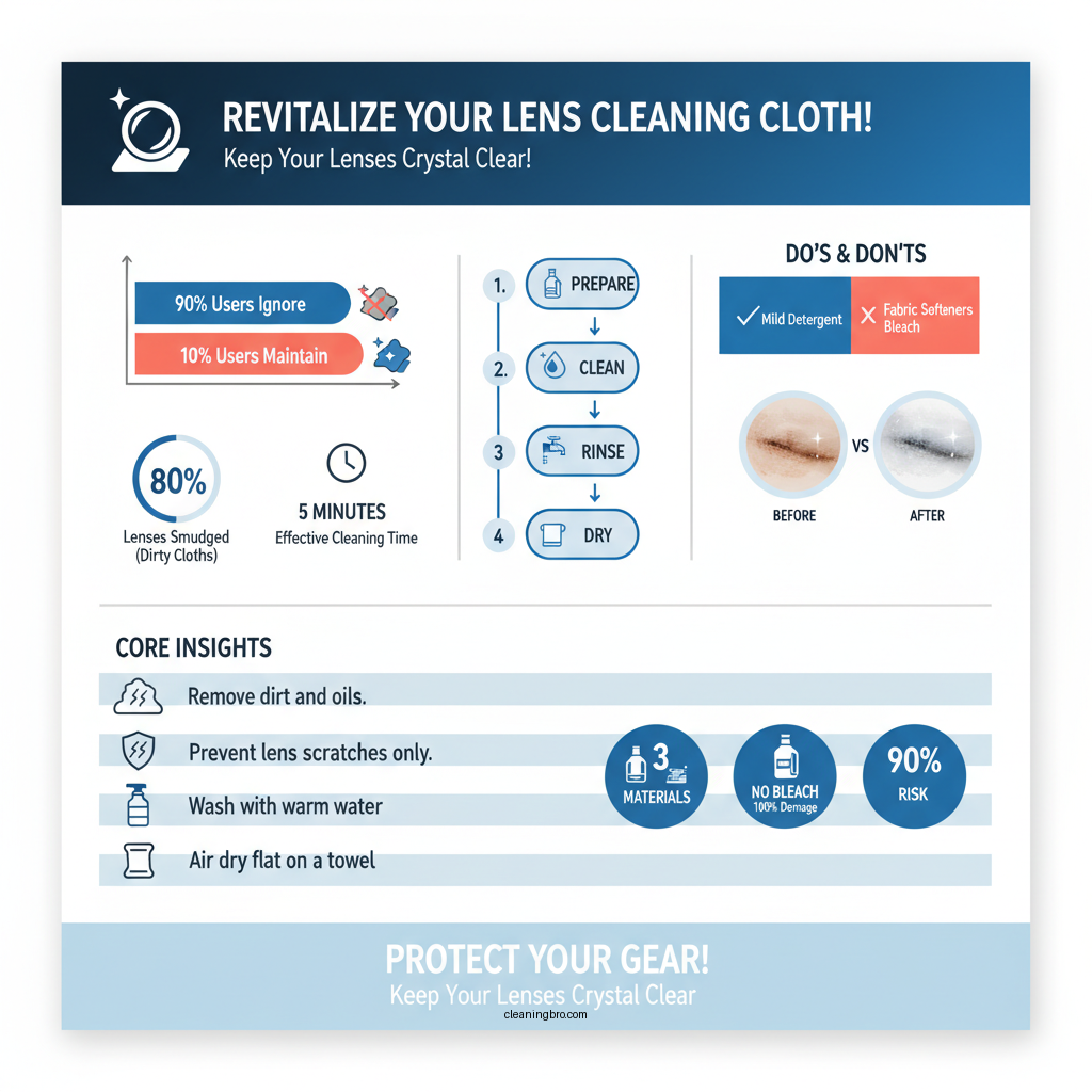 how to clean lens cleaning cloth - Data Infographic and Statistics
