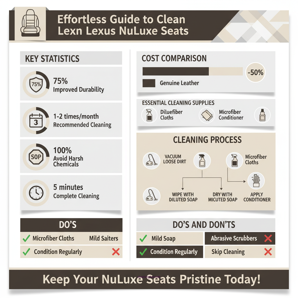 how to clean lexus nuluxe seats - Data Infographic and Statistics