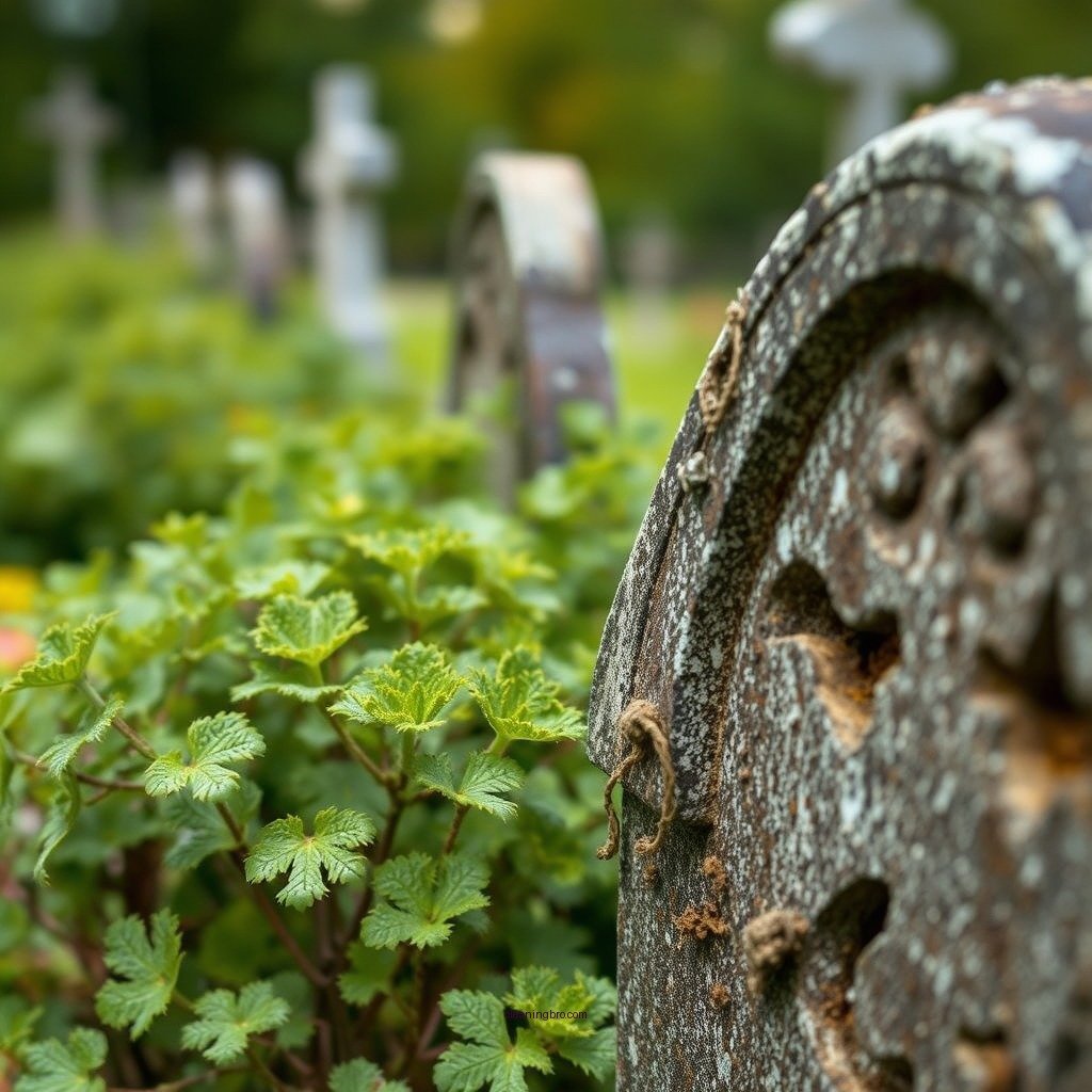 Preparation for Cleaning - how to clean lichen from gravestones