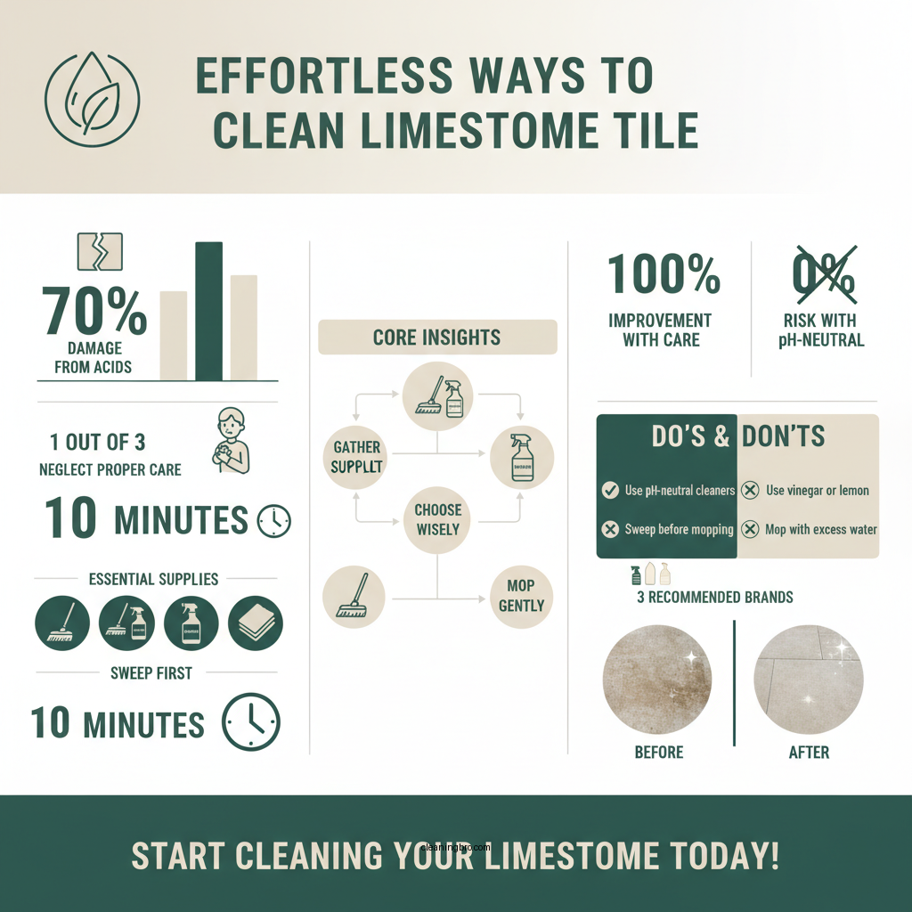 how to clean limestone tile - Data Infographic and Statistics