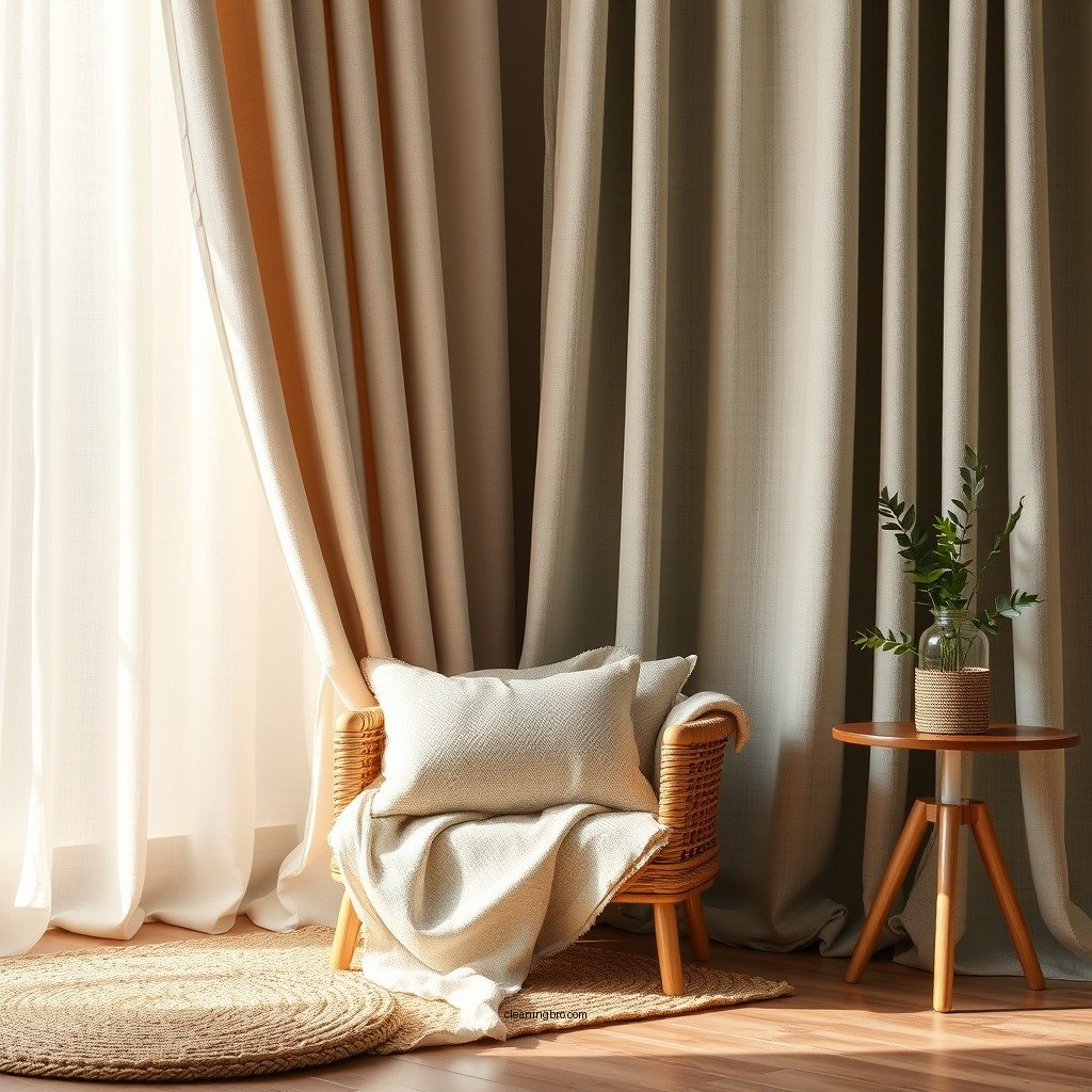 Regular Maintenance Techniques - how to clean linen drapes