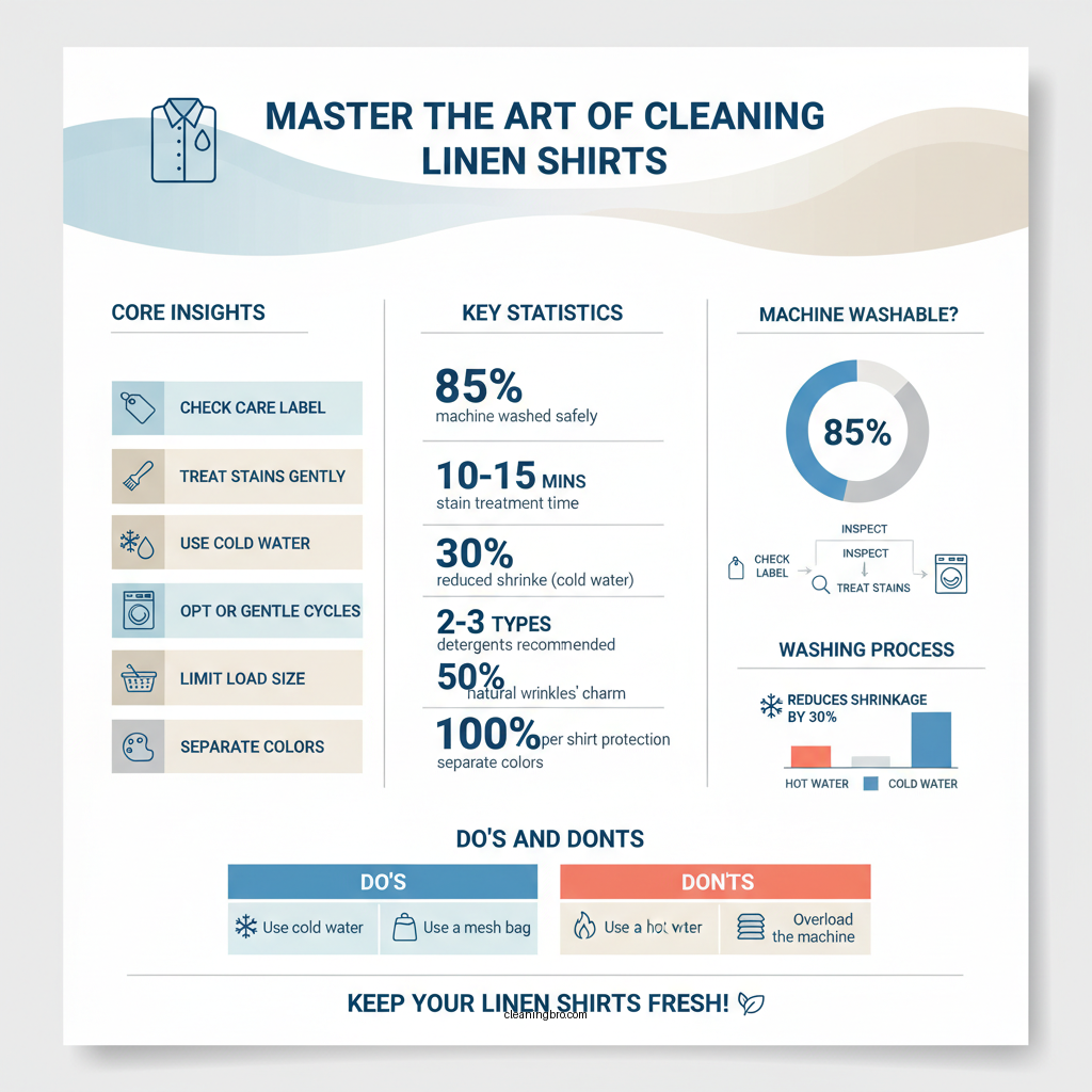 how to clean linen shirt - Data Infographic and Statistics