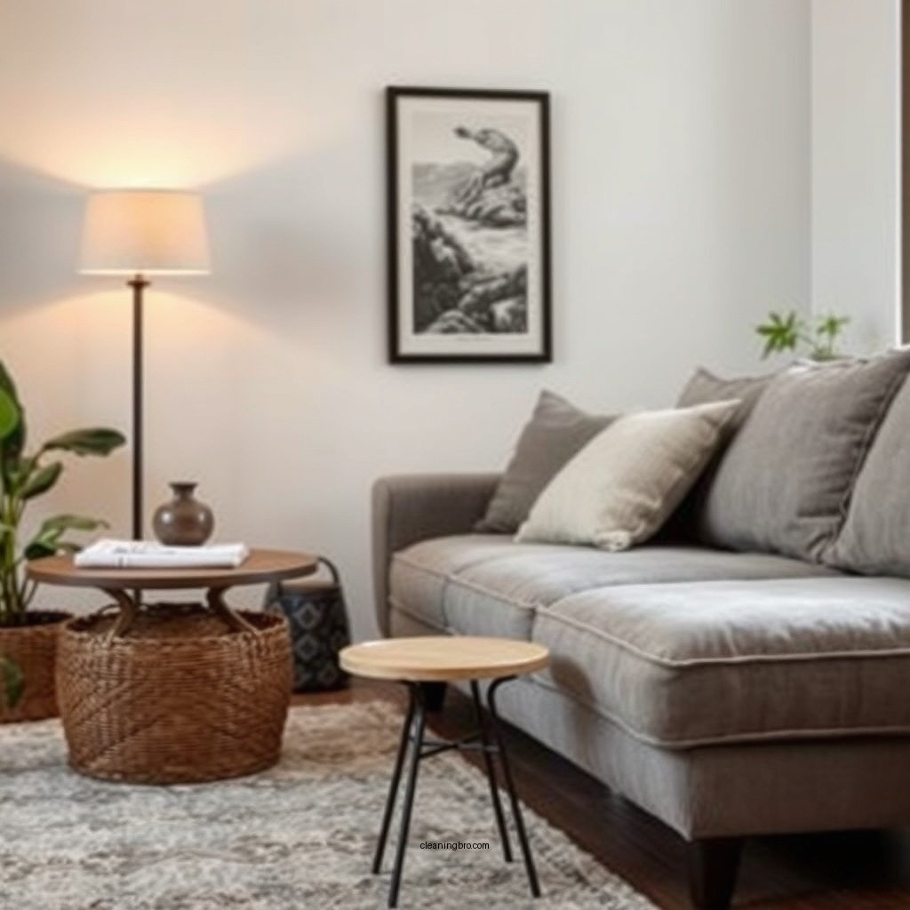 Preparing for Cleaning - how to clean linen sofa