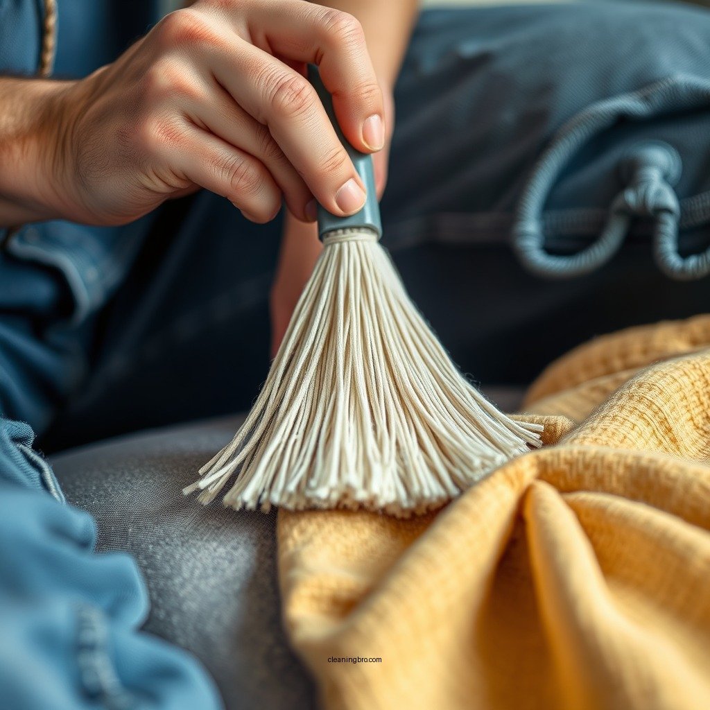 Preparing for Cleaning - how to clean linen upholstery