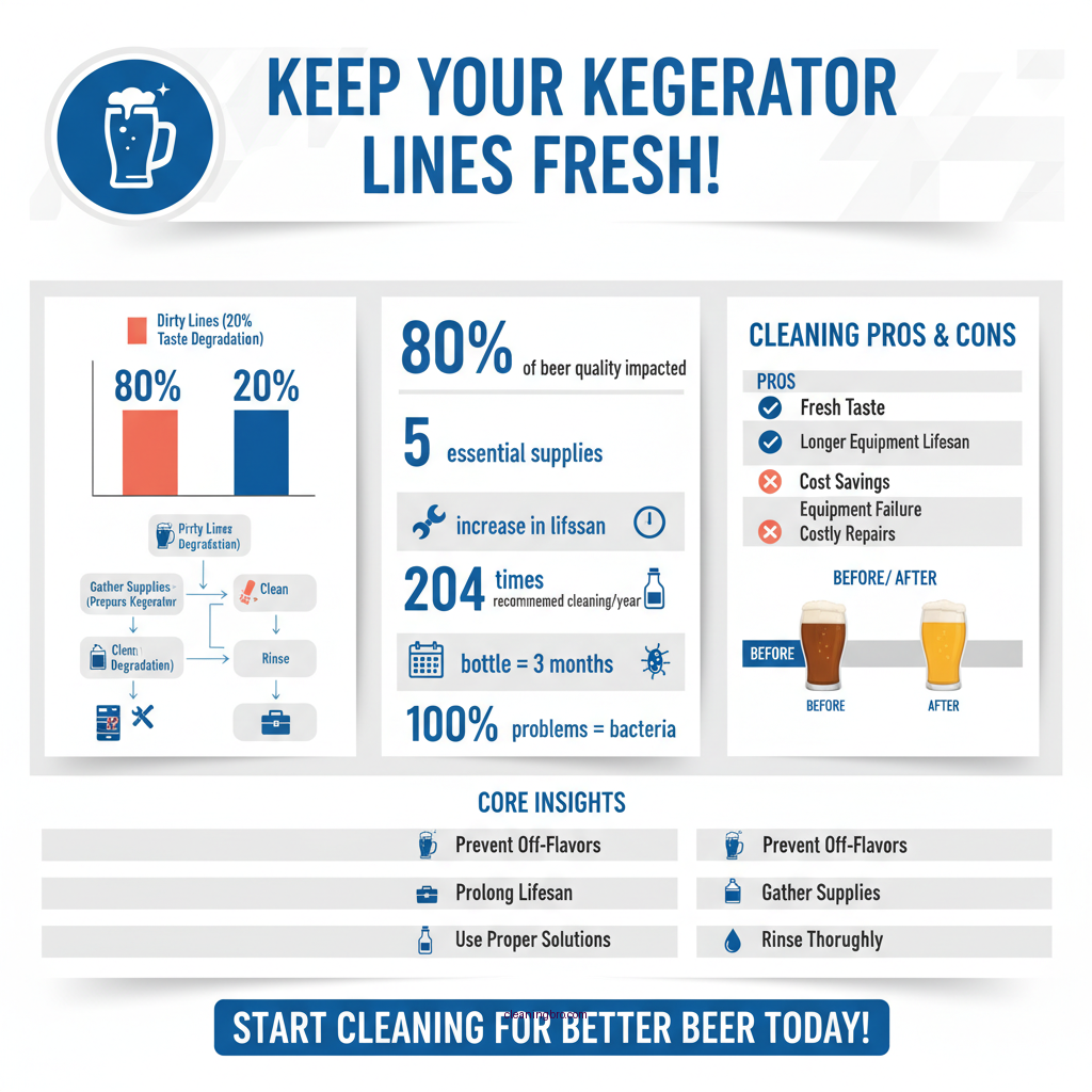 how to clean lines on a kegerator - Data Infographic and Statistics