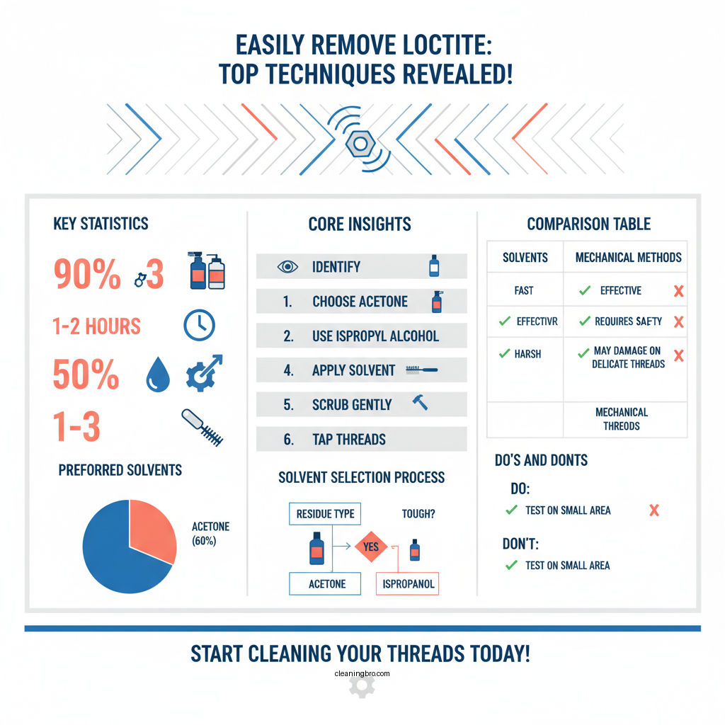 how to clean loctite off threads - Data Infographic and Statistics