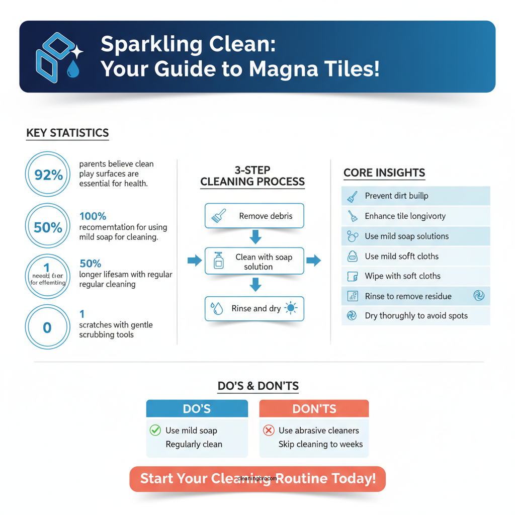 how to clean magna tiles - Data Infographic and Statistics