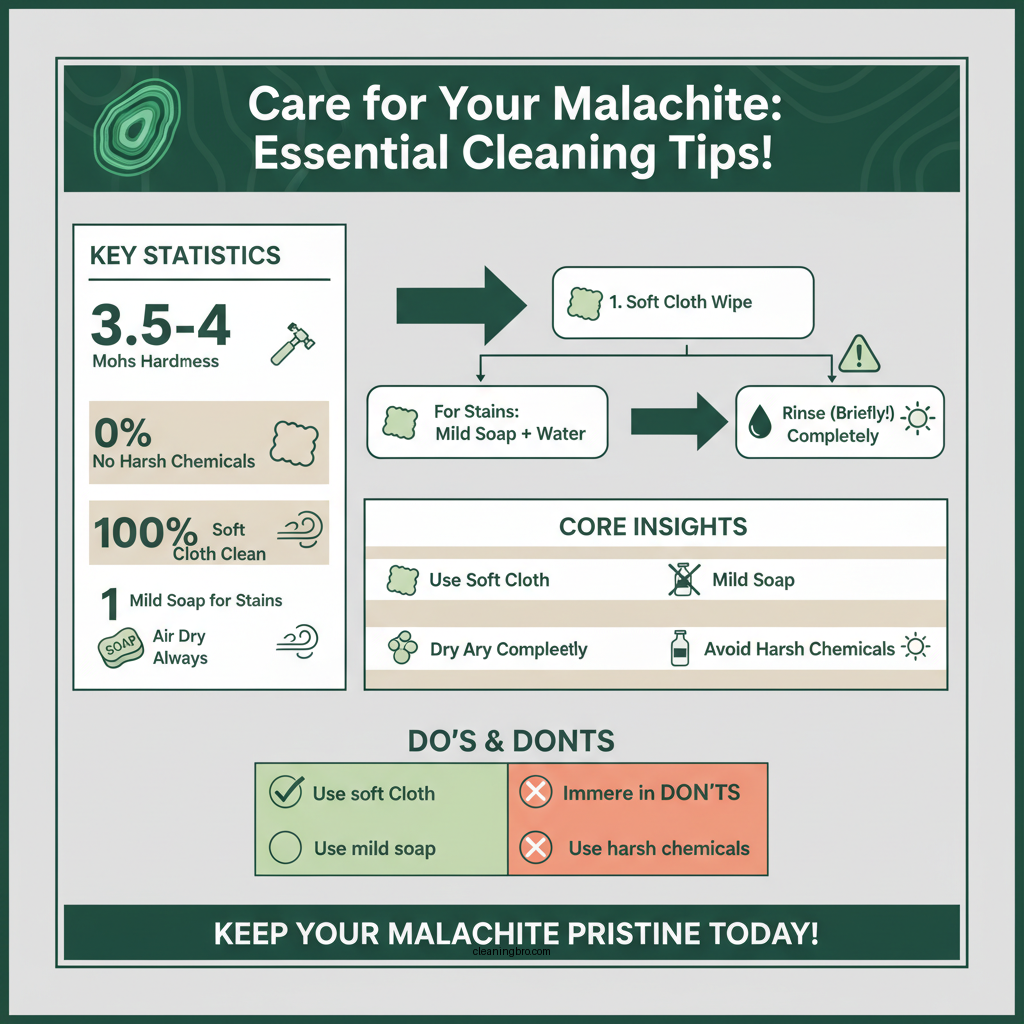 how to clean malachite - Data Infographic and Statistics