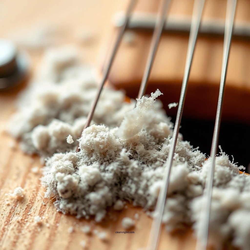 Dust and Debris Removal - how to clean maple fretboard