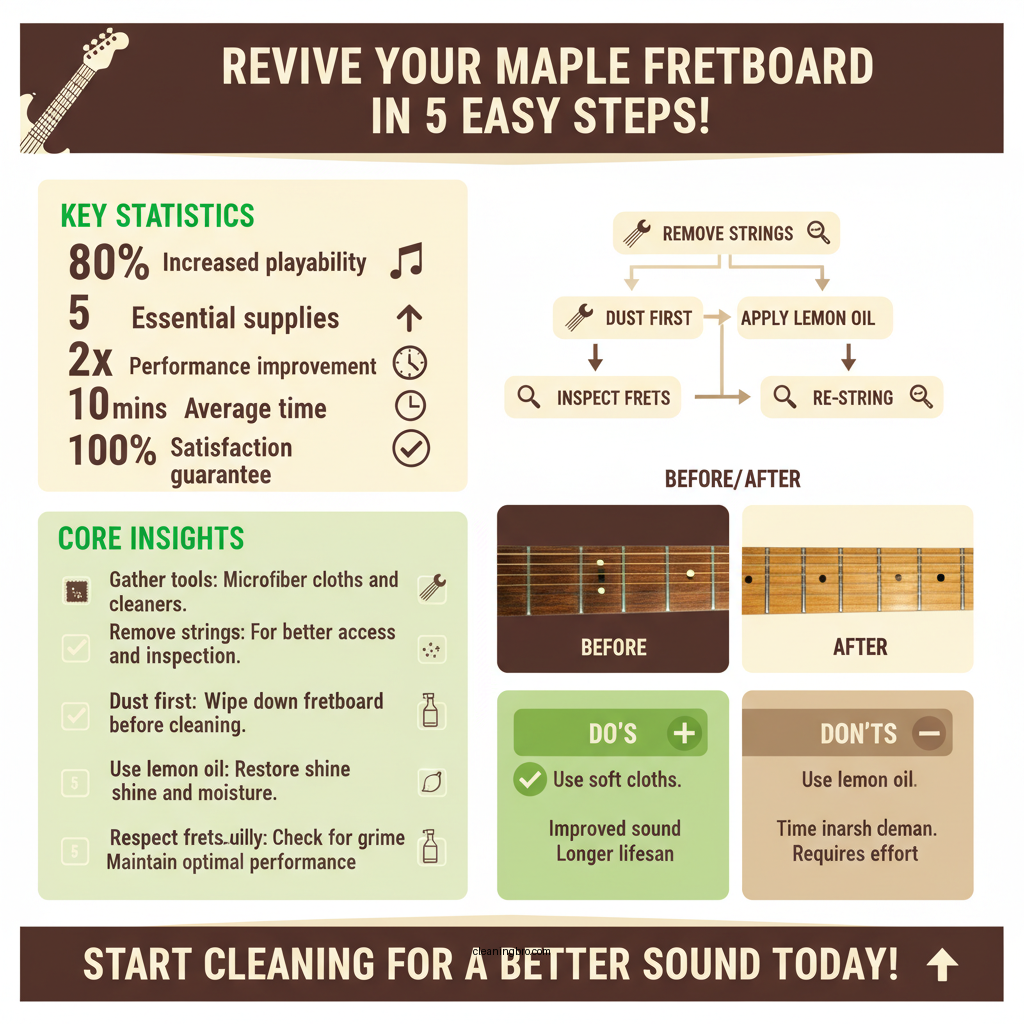 how to clean maple fretboard - Data Infographic and Statistics