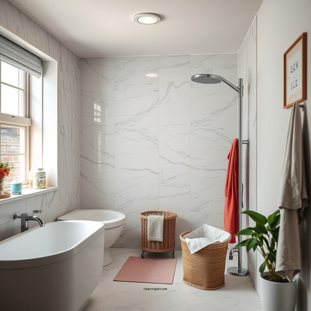 Gather Your Cleaning Supplies - how to clean marble tile in shower