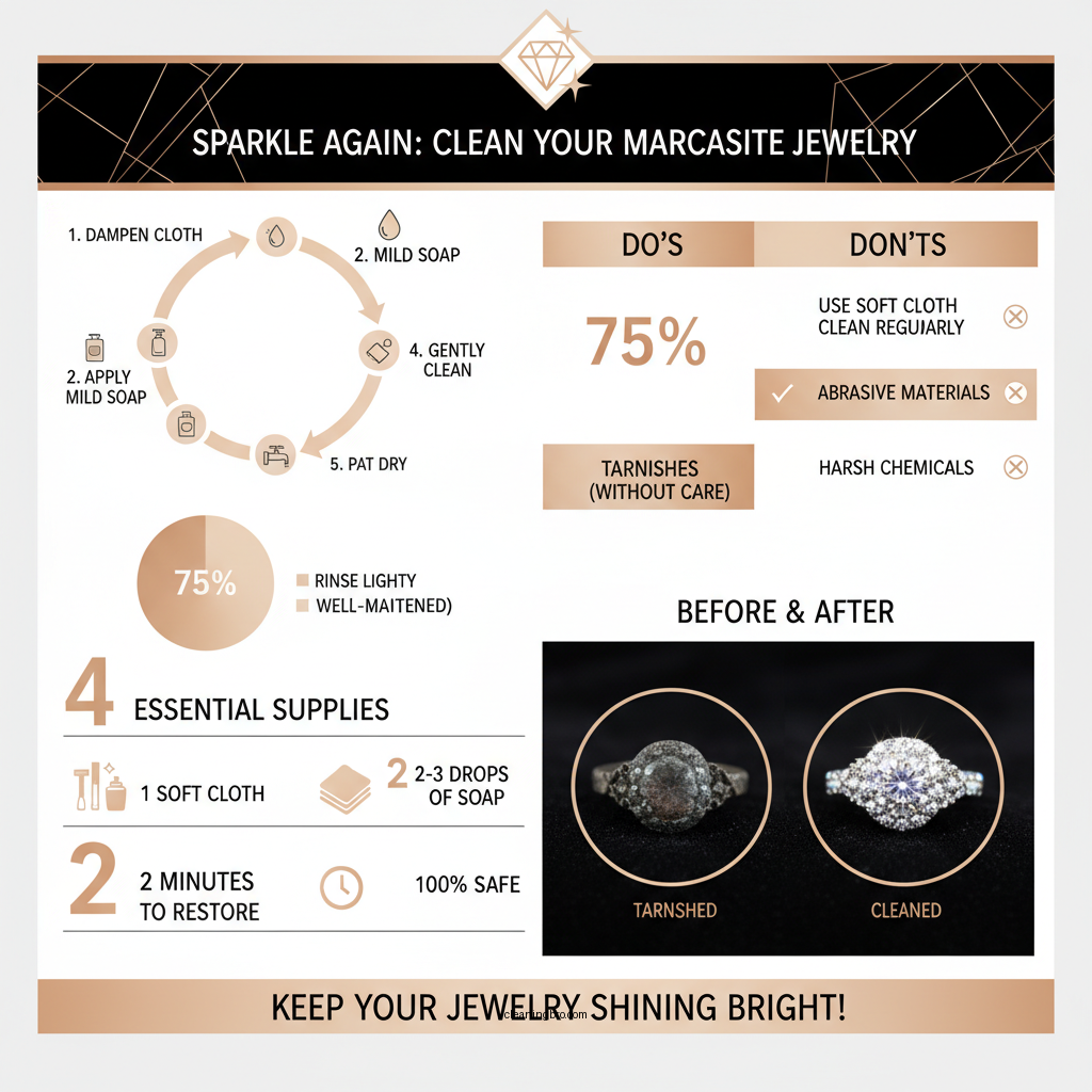 how to clean marcasite jewelry - Data Infographic and Statistics