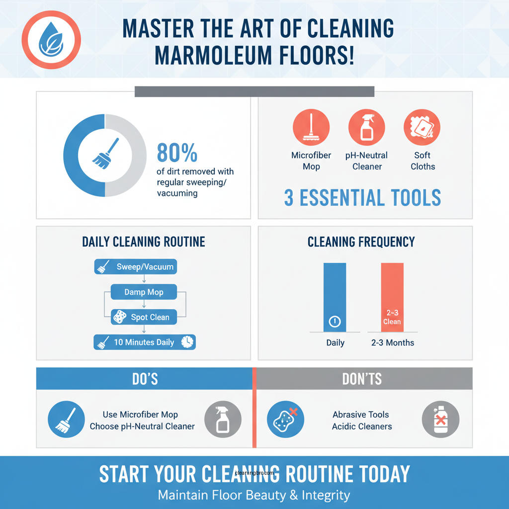 how to clean marmoleum floors - Data Infographic and Statistics