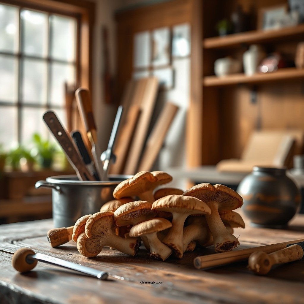 Tools You’ll Need - how to clean matsutake mushrooms