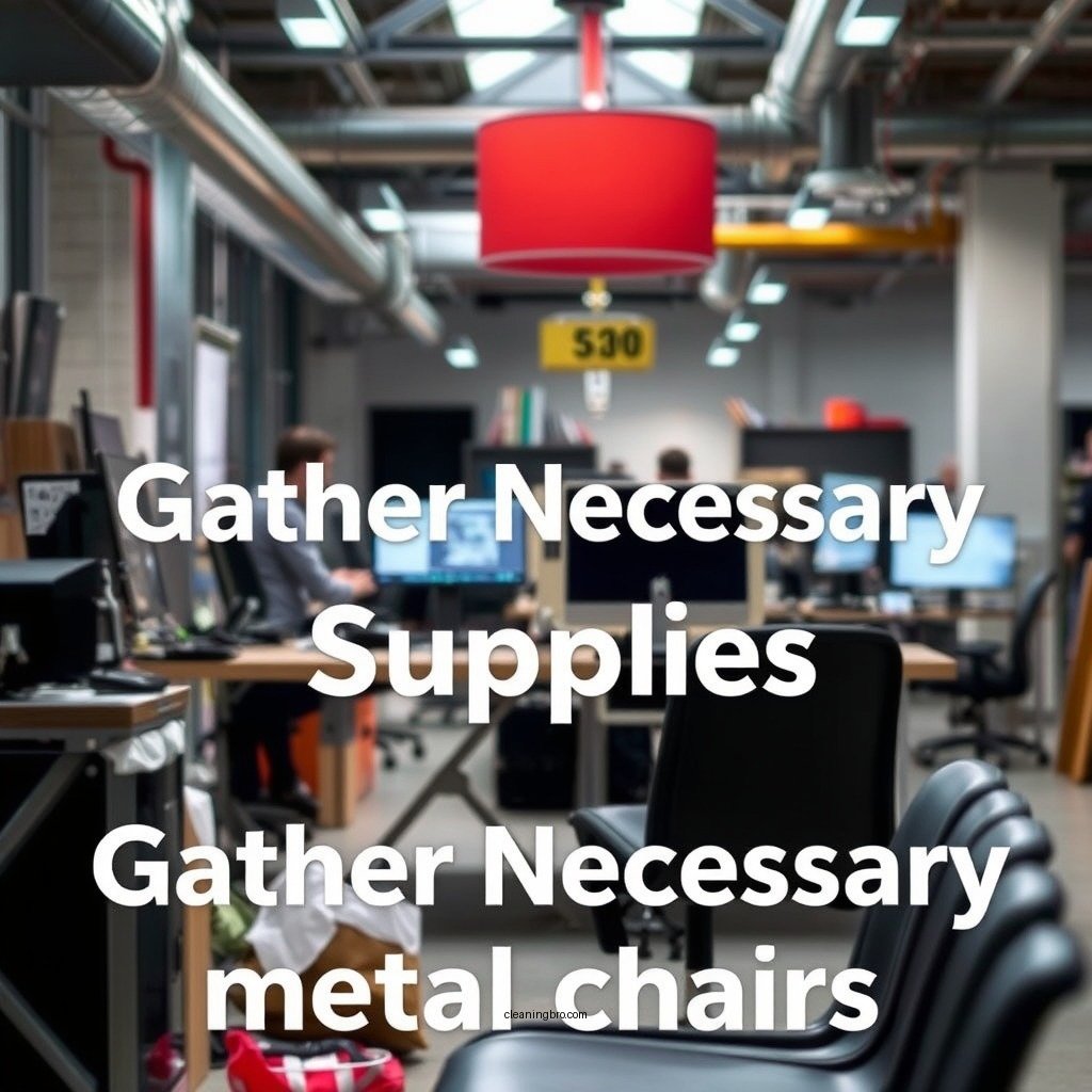 Gather Necessary Supplies - how to clean metal chairs