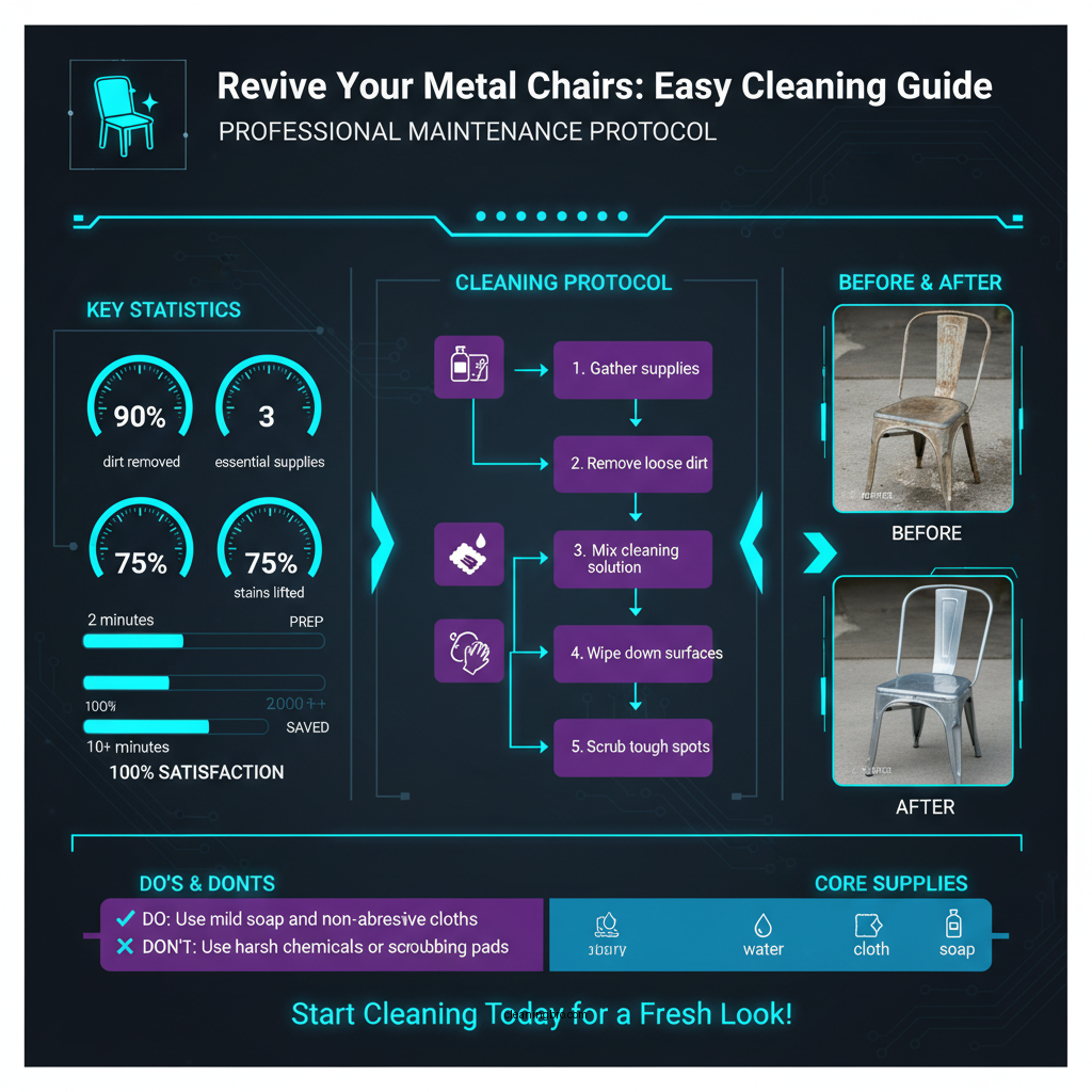 how to clean metal chairs - Data Infographic and Statistics