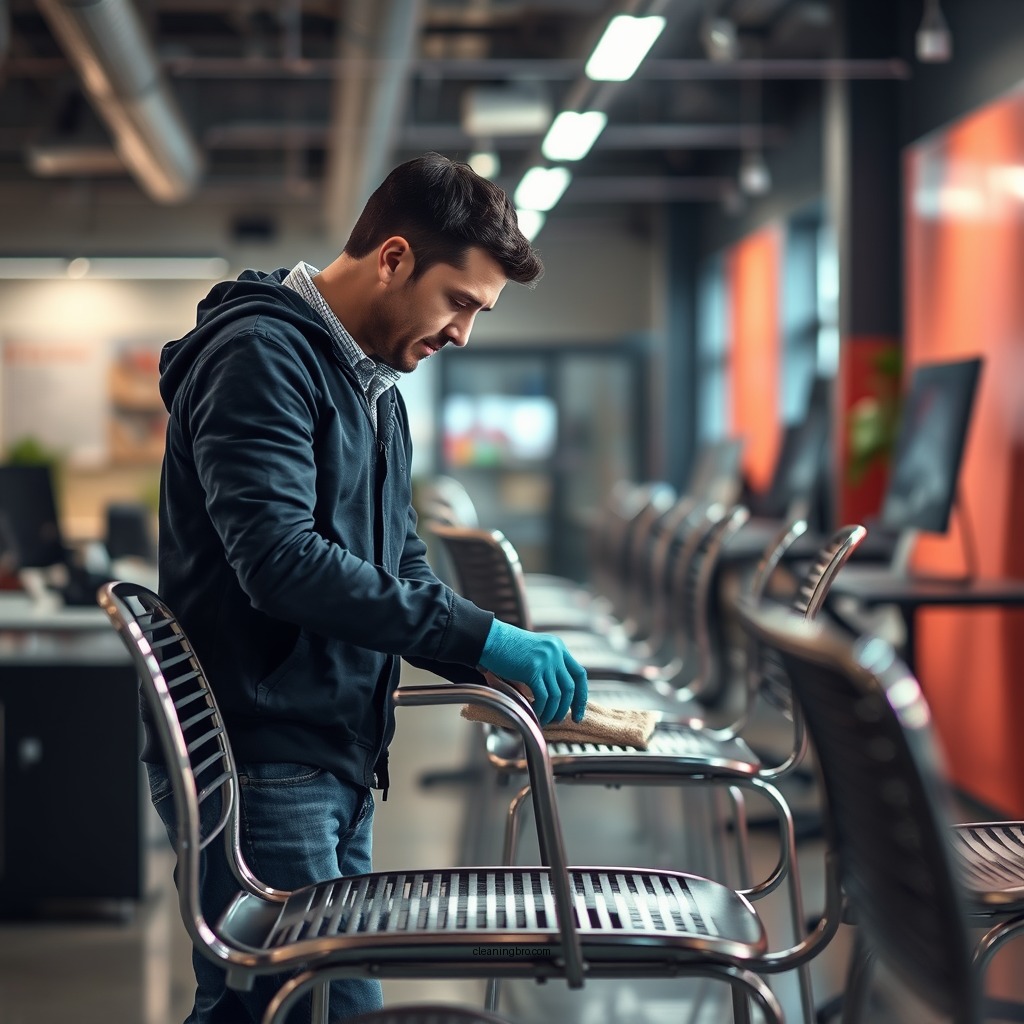 Initial Cleaning Process - how to clean metal chairs