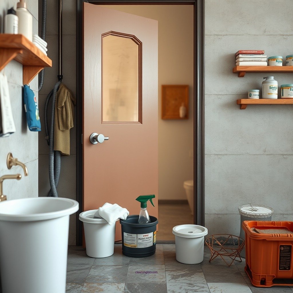 Choosing the Right Cleaning Supplies - how to clean metal doors