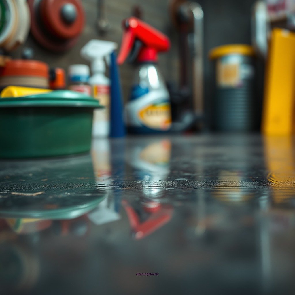 Cleaning the Surface - how to clean metal table