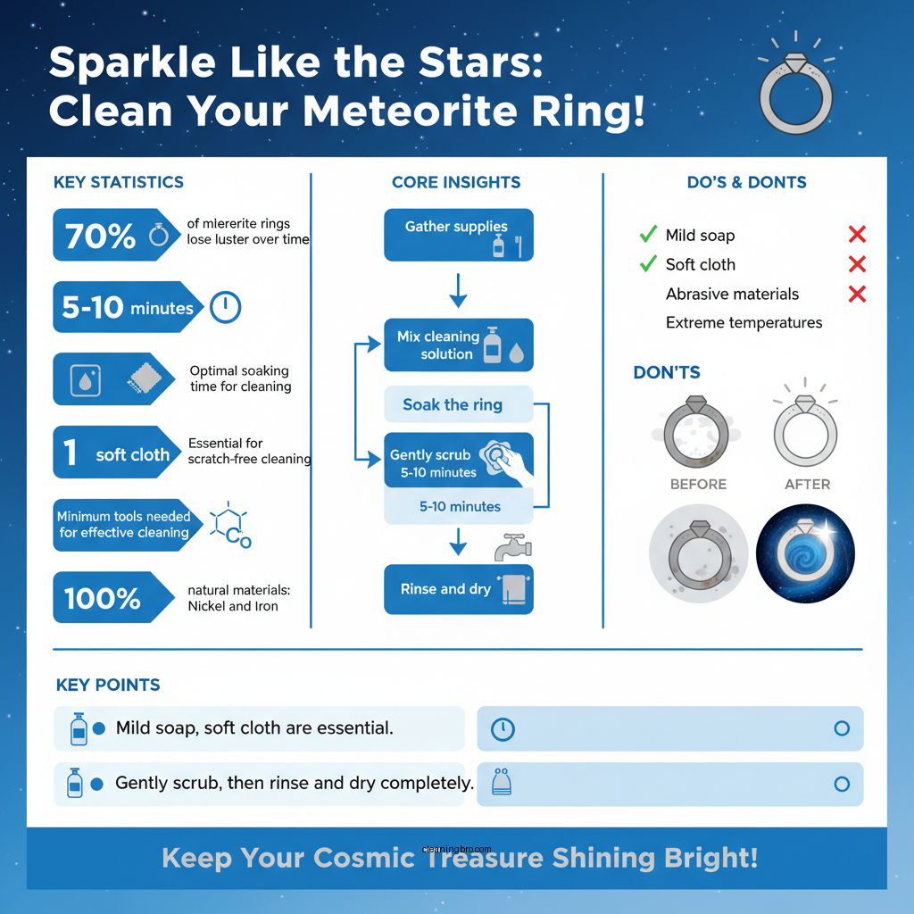 how to clean meteorite ring - Data Infographic and Statistics