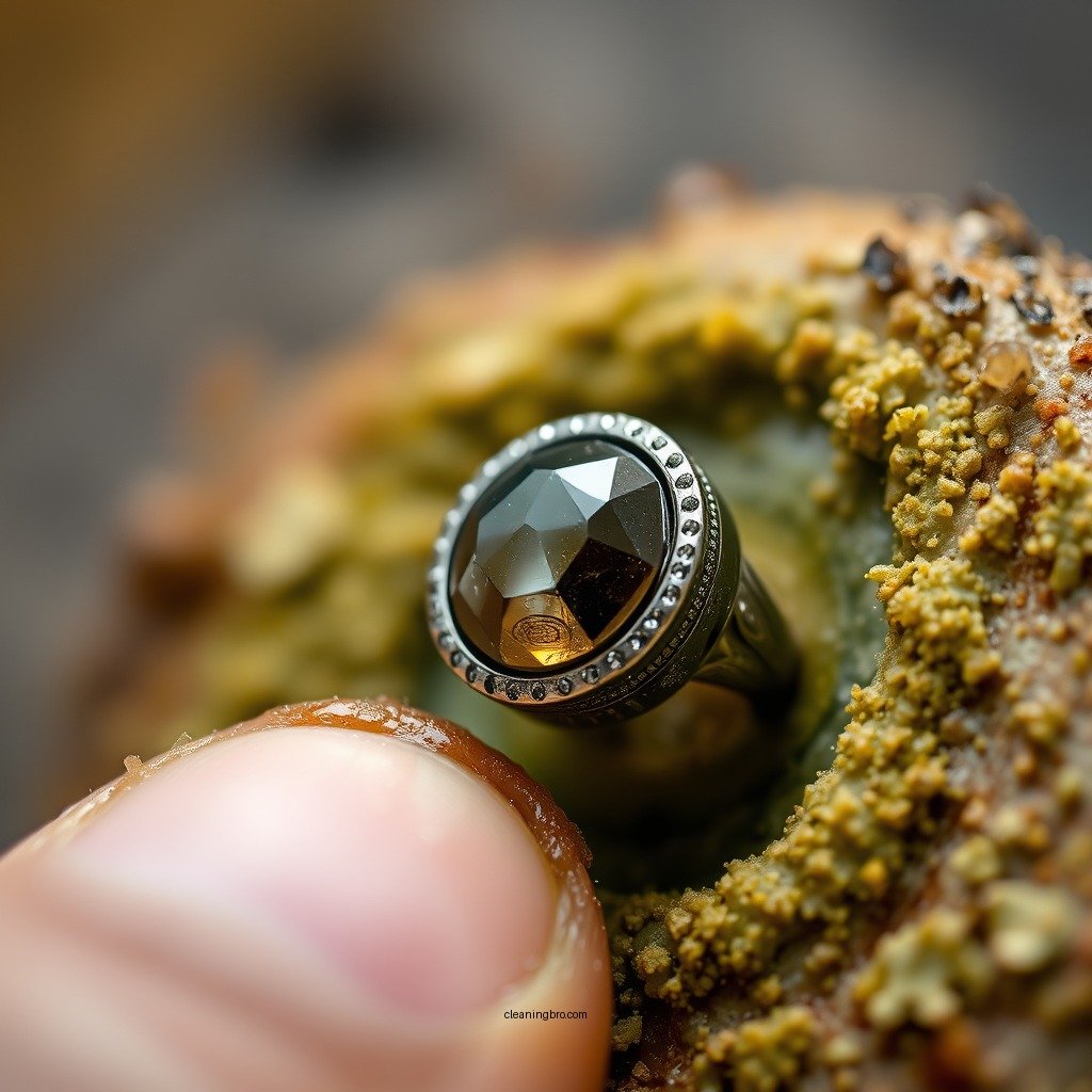 Step-by-Step Cleaning Process - how to clean meteorite ring