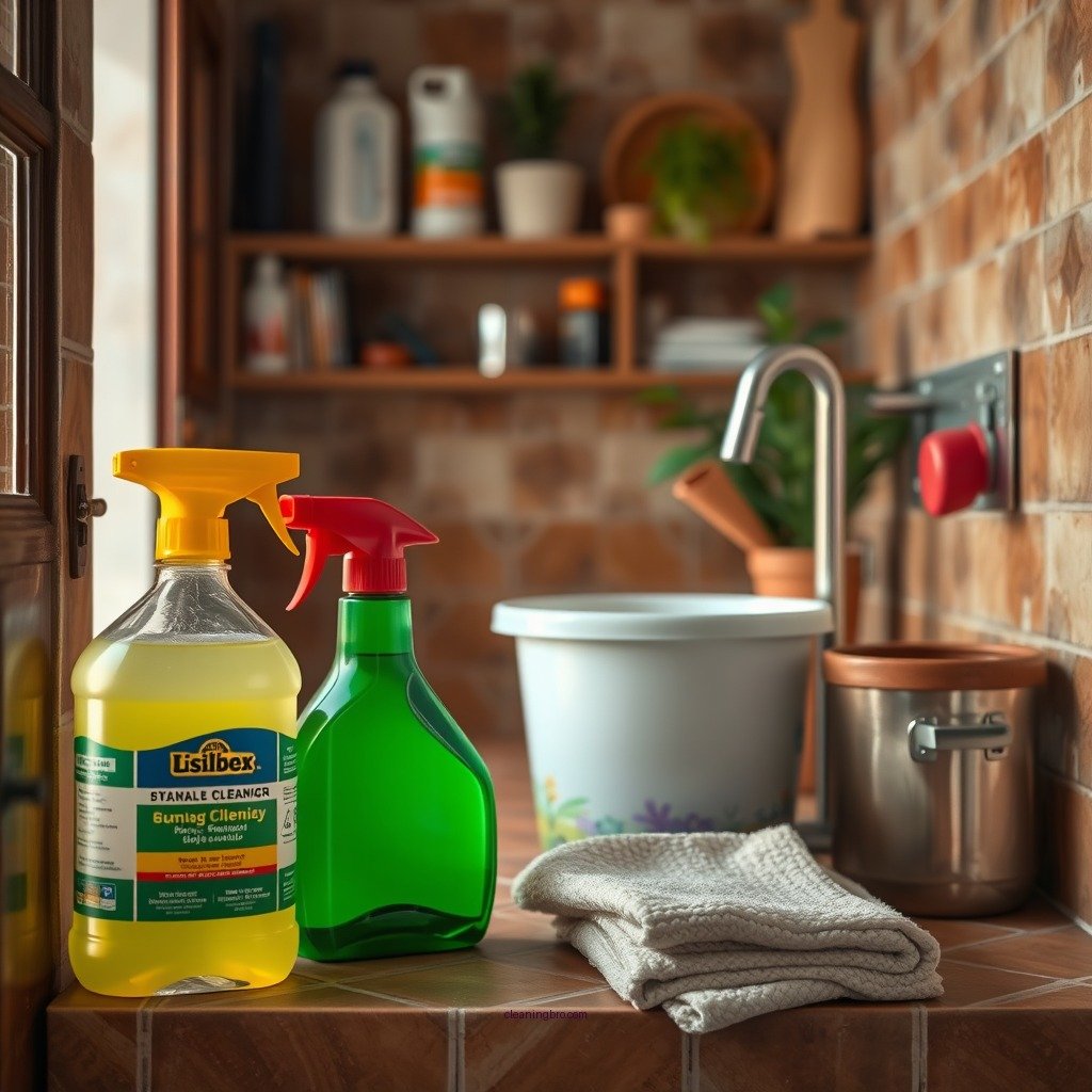 Essential Cleaning Supplies - how to clean mexican saltillo tile