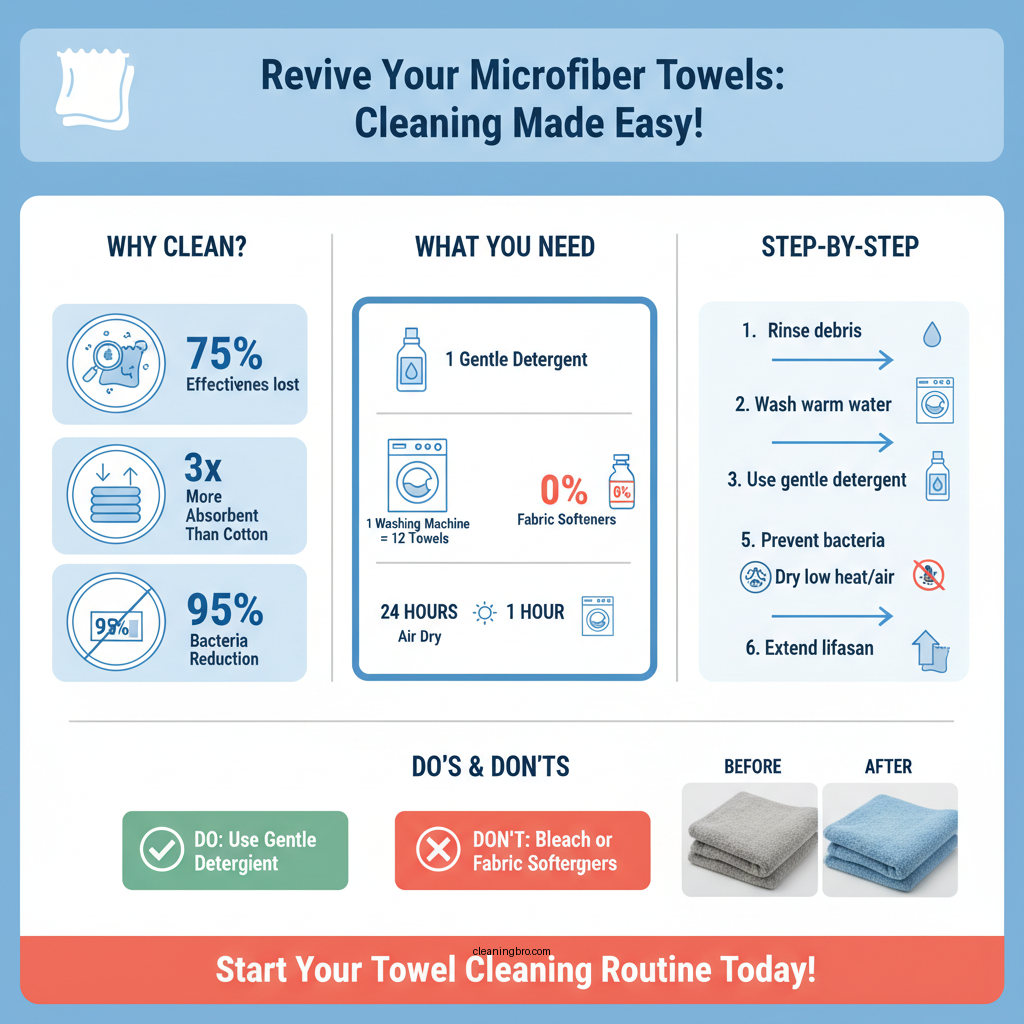 how to clean micro fiber towels - Data Infographic and Statistics