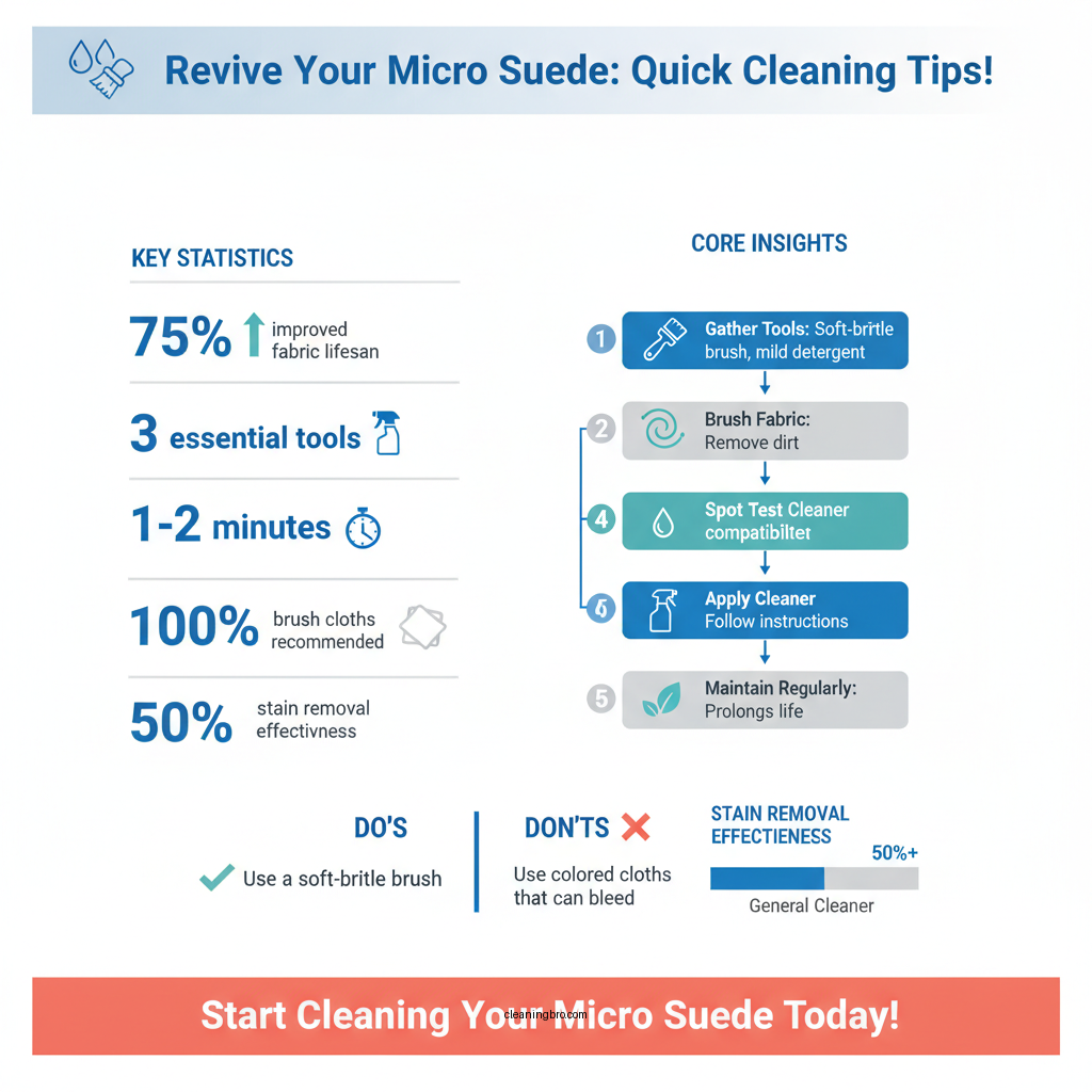 how to clean micro suede - Data Infographic and Statistics