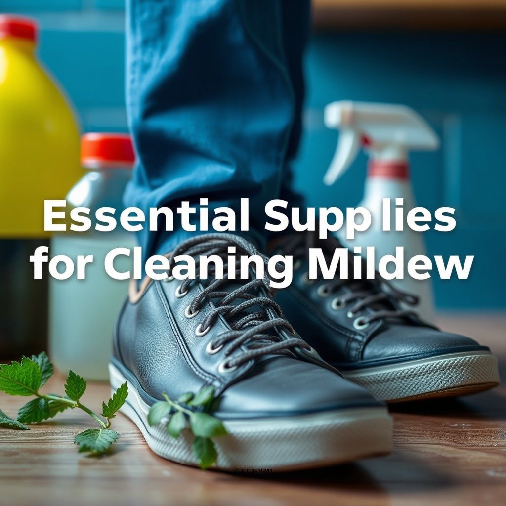 Essential Supplies for Cleaning Mildew - how to clean mildew from shoes