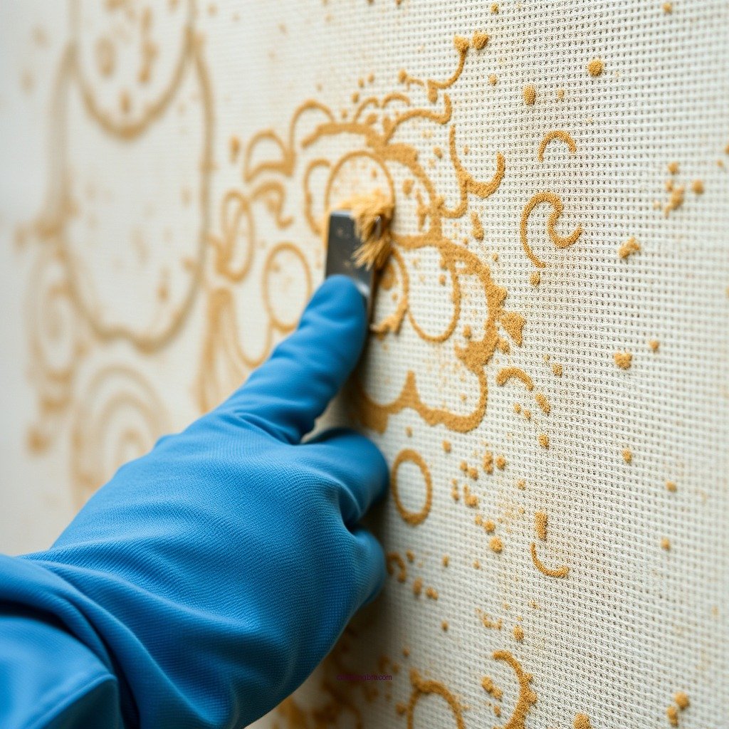 Preparing the Canvas for Cleaning - how to clean mildew off canvas
