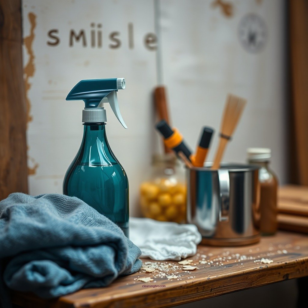 Supplies Needed for Cleaning - how to clean mildew off canvas